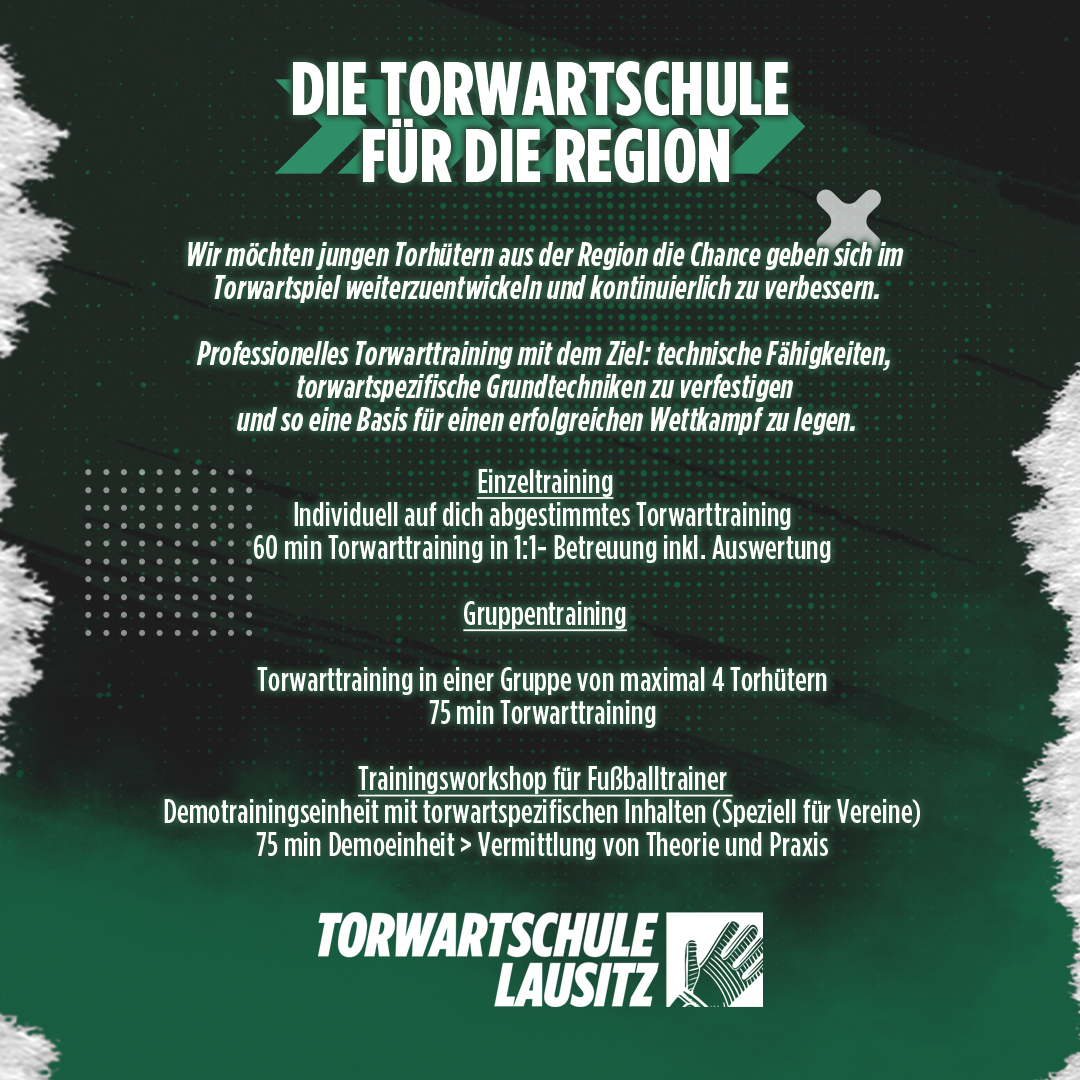 Torwartschule Lausitz — die Torwartschule für die Region